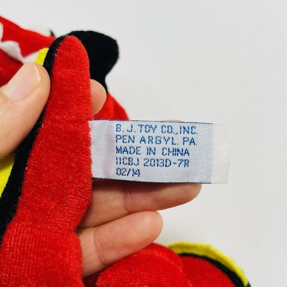 BJ Toy Red Dragon Plush 8” Chinese New Year Lunar Fire Asia Asian Animal Sitting - Picture 9 of 12